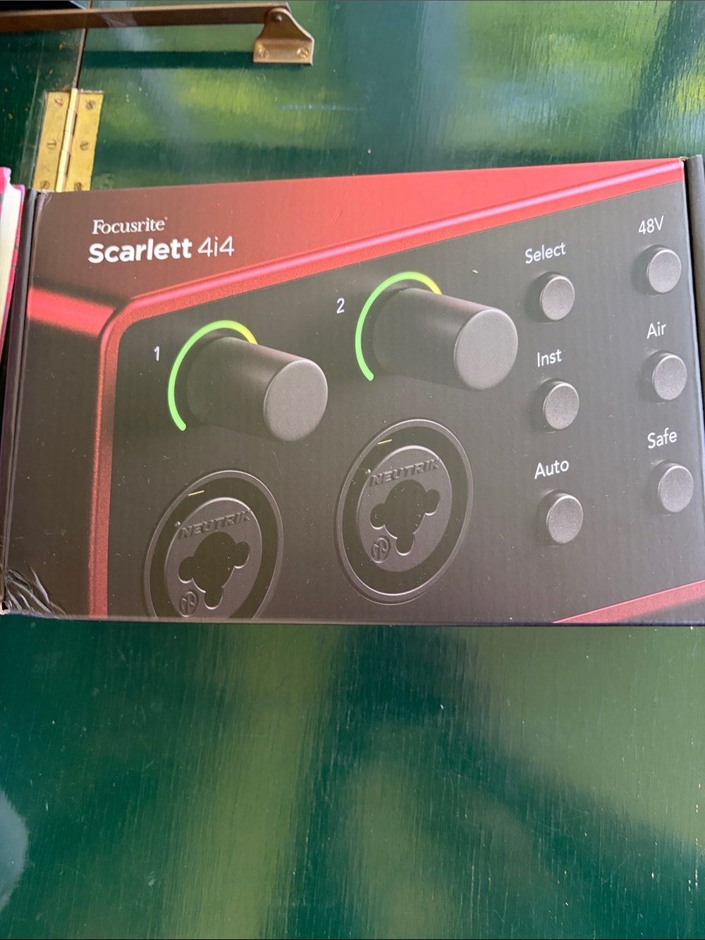 Focusrite Scarlett 4i4 Audio Interface - Red/Black New with Tags
